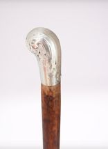 WALKING CANE legno e top in sterling Liberty 1900s - $129.00