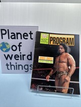 WWF Program 170 (1989) Arena Event Wrestling Magazine WWE Hulk Warrior - £7.90 GBP