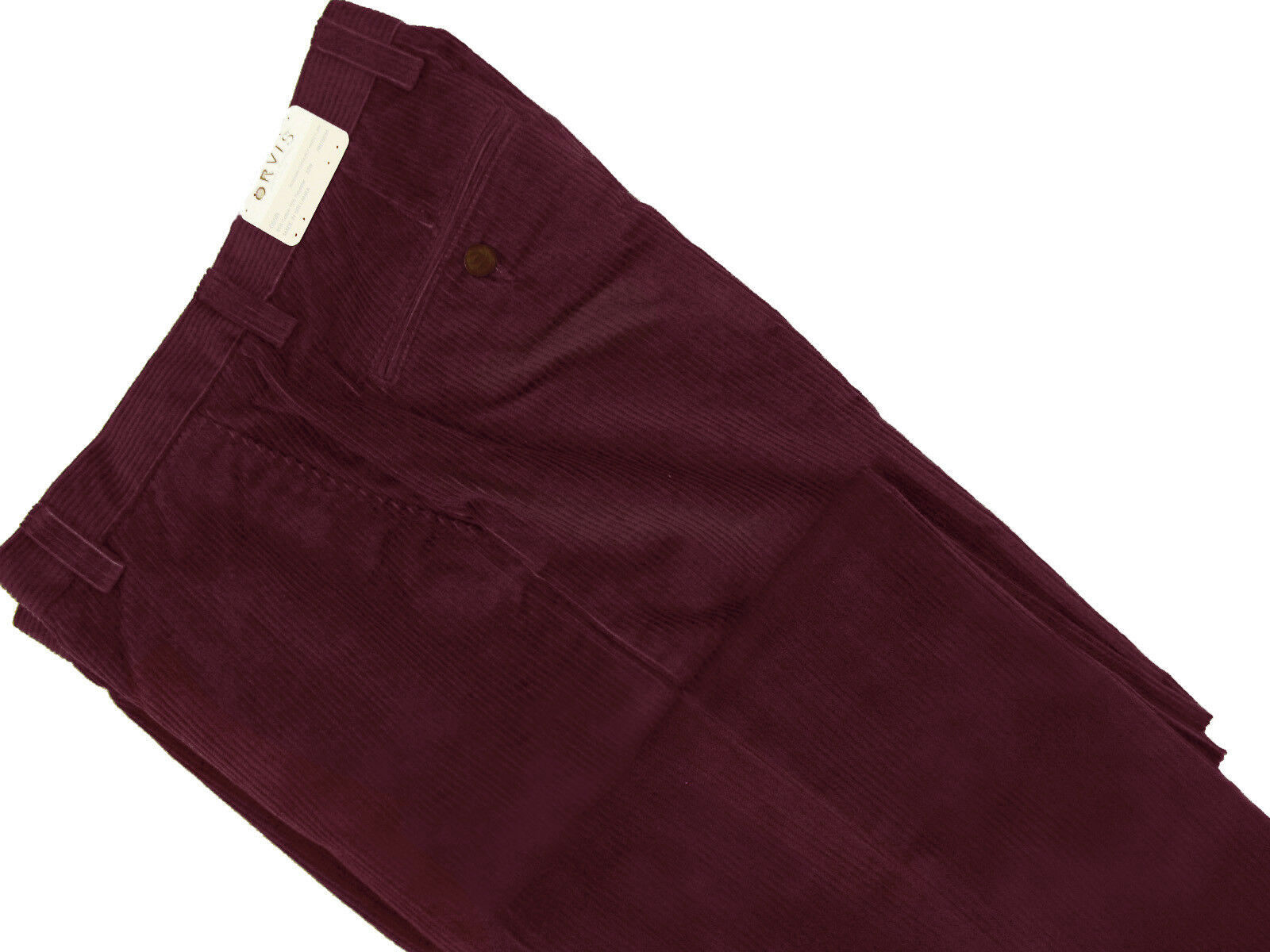 Primary image for NEW $179 Orvis Wellington Super Cords Pants!  32 x 30 (29.5)  Flat Front  Maroon