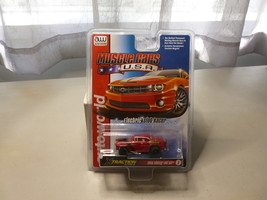 AUTO WORLD MUSCLE CARS U.S.A.XTRACTION ULTRA-G 1955 CHEVY BELAIR IN RED ... - $89.99