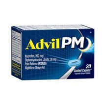 AdvilPM Nighttime *01/2028* Sleep-Aid 20 Coated Caplets - $9.29
