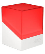 6 Ultimate Guard Red/White Synergy Boulder 100+ Deck Boxes - $117.59