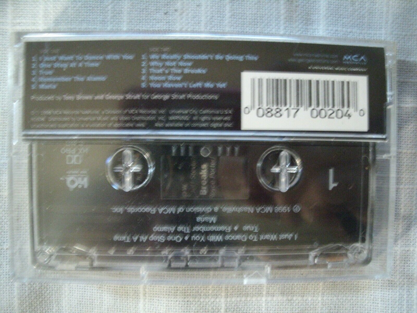 Cassette george strait one step at a time cassettes