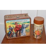 Vintage 1973 Gunsmoke Metal Lunchbox &amp; Plastic Thermos - €291,27 EUR