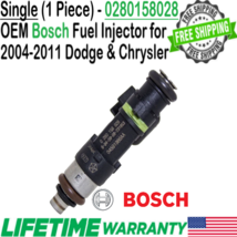 OEM Bosch x1 Fuel Injector for 2009, 2010 Volkswagen Routan 4.0L V6 #0280158028 - £36.98 GBP