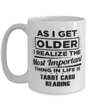 Funny Coffee Mug for Tarot Card Reading Fans - 15 oz Tea Cup For Friends  - £11.84 GBP