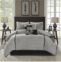 Madison Park Cozy Comforter Set Casual Blocks Design All Season Matching... - £82.12 GBP