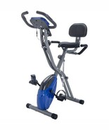 Folding Exercise Bike Fitness Upright + Recumbent X-Bike Adjustable Resi... - $351.26 CAD