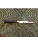 Vintage E. Parker &amp; Sons Bakelite, brass &amp; Stainless Steel Steak Knive - $6.93