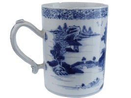 c1820 Blue and White Chinese Tankard - $163.35