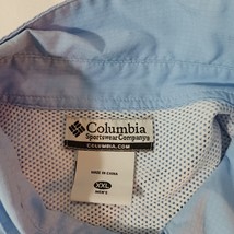 Columbia FM7055 BOAT INC Men's Blue Vented Button-Down Employee Shirt XXL 2XL image 3