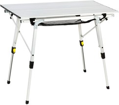 PORTAL Camping Table Foldable Portable with Adjustable Legs, Aluminum Folding - £83.10 GBP