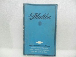 1980 MALIBU Owners Manual 16096 - $16.82
