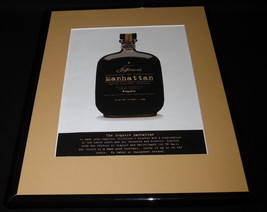 2015 Jefferson&#39;s Manhattan Cocktail Framed 11x14 ORIGINAL Advertisement B - £27.65 GBP