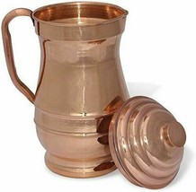 Copper Maharaja Jug Water Drinking Pitcher Mug Ayurveda Health Benefits ... - $31.55