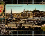 Clan Douglas Tartan Edimburgo Castello Scozia Unp Non Usato DB Cartolina L8 - £4.09 GBP