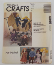MCCALLS CRAFTS PATTERN #M4049 TURN OF THE CENTURY 20&quot; DOLL &amp; CLOTHES UNC... - £9.50 GBP