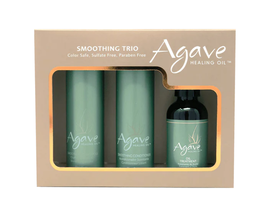 Agave Take-Home Smoothing Shampoo, Conditioner & Treatment Trio