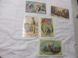 5 Vintage POSTCARD GEORGE WASHINTON BIRTHDAY Celebration LOT - £23.34 GBP