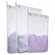 Mesh Laundry Bag For Delicates With Ykk Zipper, Mesh Wash Bag, Travel St... - £19.15 GBP