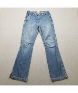 Abercrombie &amp; Fitch Jeans Womens 28x31 Blue Denim Flared Zip Fly - €26,40 EUR