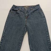 St. John's Bay Women's Blue Stretch Secretly Slender Bootcut Denim Jeans Size 4S image 13