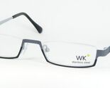 Wagner &amp; Kühner Kuhner WK 6678 680 BLACK / LIGHT BLUE EYEGLASSES 48-18-1... - $57.78