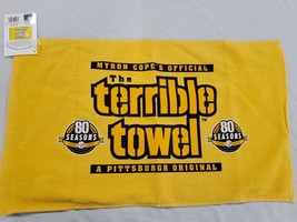 VINTAGE 2012 Pittsburgh Steelers Terrible Towel 80th Anniversary - £15.49 GBP