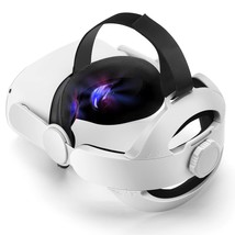 Head Strap For Meta Oculus Quest 2, Vr Headset Elite Strap, Adjustable Soft Cush - £36.71 GBP