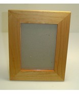 8x10 free standing picture frame, vintage wood, interior: 5 x 6.5 in - $12.74