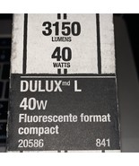 Sylvania 20586 Ft40Dl/841/Rs/Eco Twin Fluorescent - $13.26 CAD
