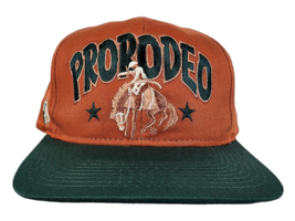 PRORODEO PRCA Rodeo Embroidered Patch Logo Snapback Hat Horseback  Riding - £13.60 GBP