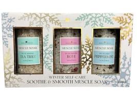 Morgan Childs Self-Care ~Soothe &amp; Smooth Muscle Soak~Tea TREE/ROSE/PEPPERMINT - £17.90 GBP