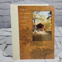 American Greetings Tender Thoughts Thanksgiving Themed Greeting Card - $5.93