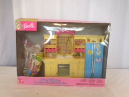 Mattel Barbie Kitchen Set Decor Collection Mattel New Rate Color Yellow Rare VTG - £91.40 GBP