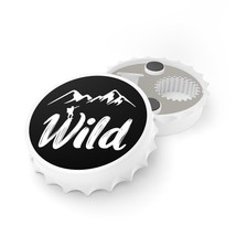 Magnetic Bottle Opener Novelty Item Unique Design Matte Finish Polycarbonate She - £13.17 GBP