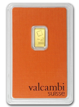 1 Gram of Gold Valcambi (Suisse) @4k 99.999 fine - £66.85 GBP