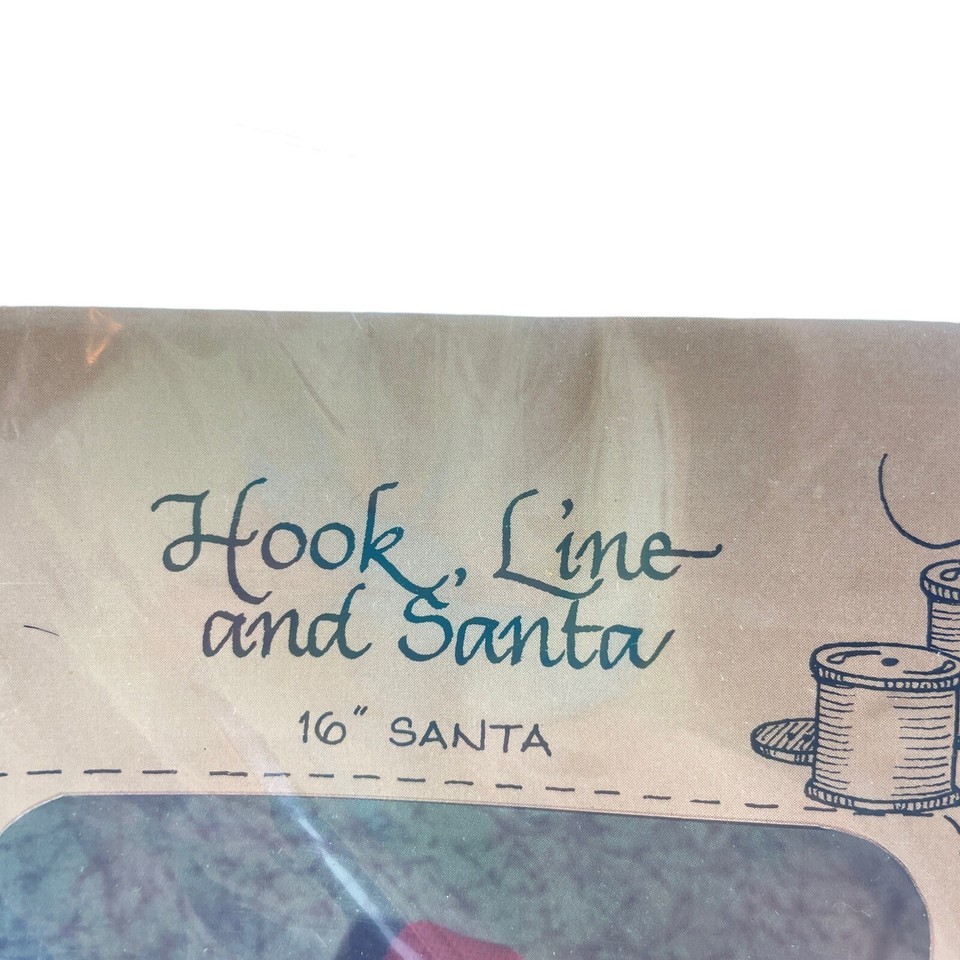 Hook, Line and Santa Christmas Craft Figurine from Hanging by a Thread 16 in. Item image 4