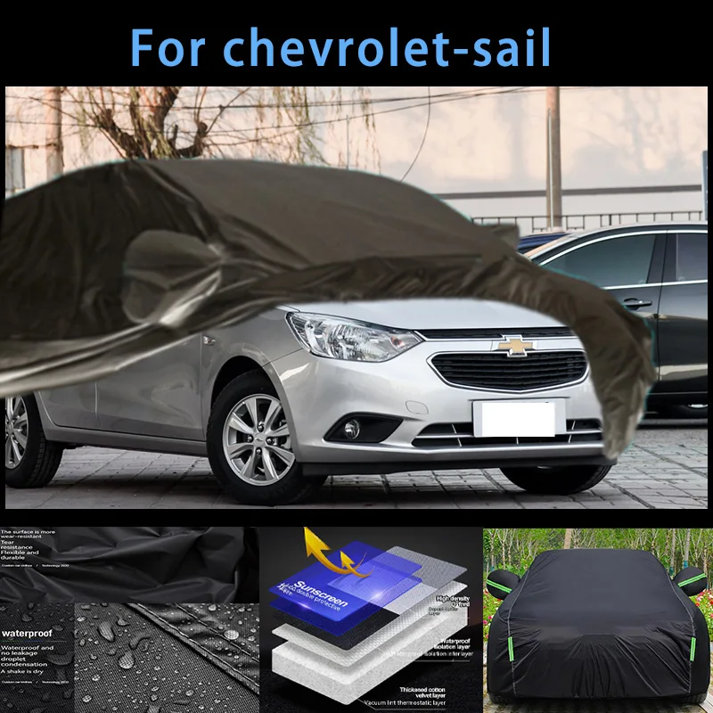 For chevrolet-sail Outdoor Protection Full Car Covers Snow Cover Sunshade - $88.25