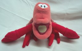 Vintage Walt Disney The Little Mermaid Sebastian Crab 6&quot; Plush Stuffed Animal - £19.35 GBP