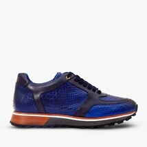 The Boss Snake Skin Navy Blue Men Sneaker image 8