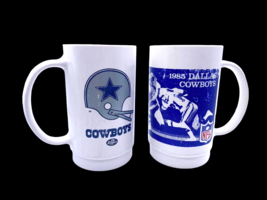 Dallas Cowboys Drinking Cups Mugs Set Lot 2 1980s Sonic Burger King Dr P... - £35.94 GBP