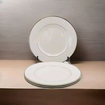 Mikasa Cameo Platinum Dinner Plates 10 3/4&quot; HK301 Set 4 - $49.99
