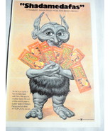 1985 Reese&#39;s Pieces Alien Color Ad &quot;Shadamedafas&quot; - £6.24 GBP