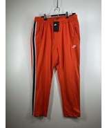 Nike Track Pants Mens 2XL Orange Sportswear Tribute Loose Fit Taper AR22... - $39.19