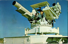 Vtg Postcard  US Air Force Missile Tracking Camera Adjusted during ICBM Launch - £5.40 GBP