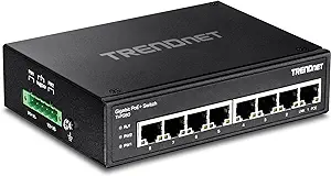 TRENDnet 8-Port Hardened Industrial Unmanaged Gigabit PoE+ DIN-Rail Swit... - $407.99
