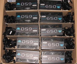 (10 CASE) Refurbished AZZA 650W Digital ARGB - 80 PLUS - ATX Gaming Powe... - £383.10 GBP