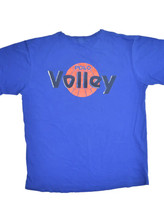 Vintage Polo Volley Graphic T Shirt Mens L Blue Polo Sport Volleyball Ralph - £57.28 GBP