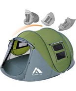 Easy Pop Up Tent For Four People With Waterproof Design And Automatic Se... - $116.94